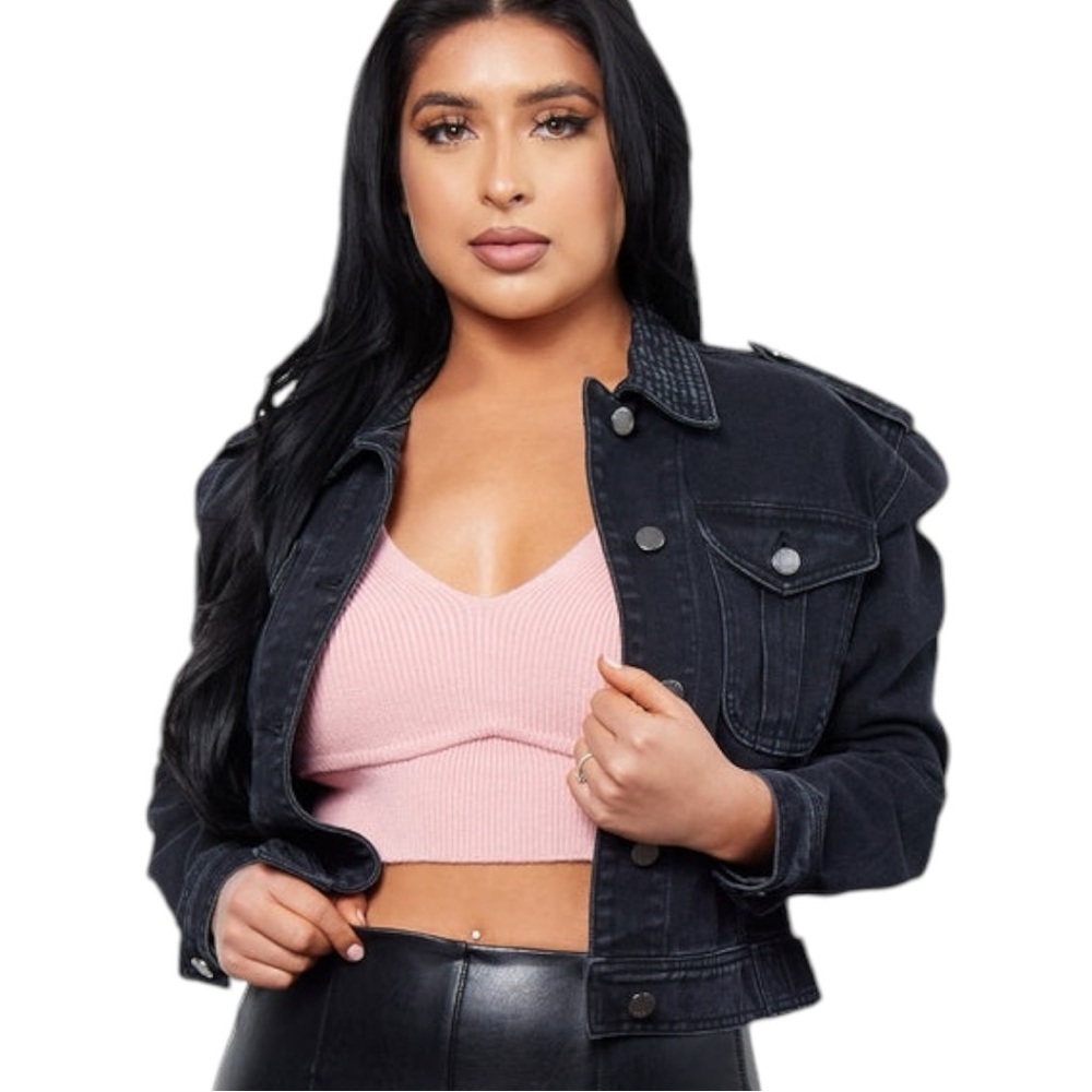 BBJ LOS ANGELES BLACK JEAN JACKET